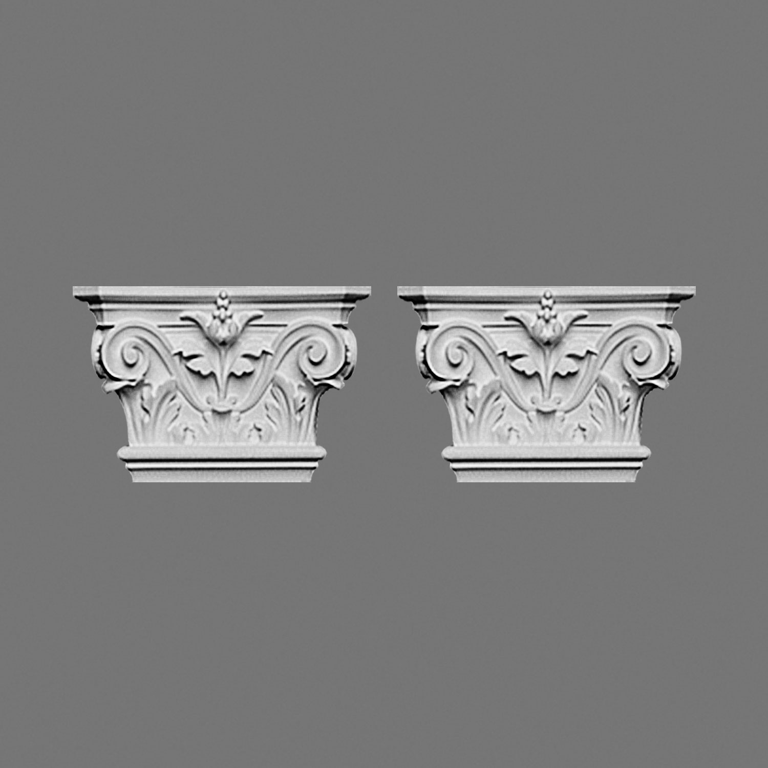 Pair of Capitals for Pilaster